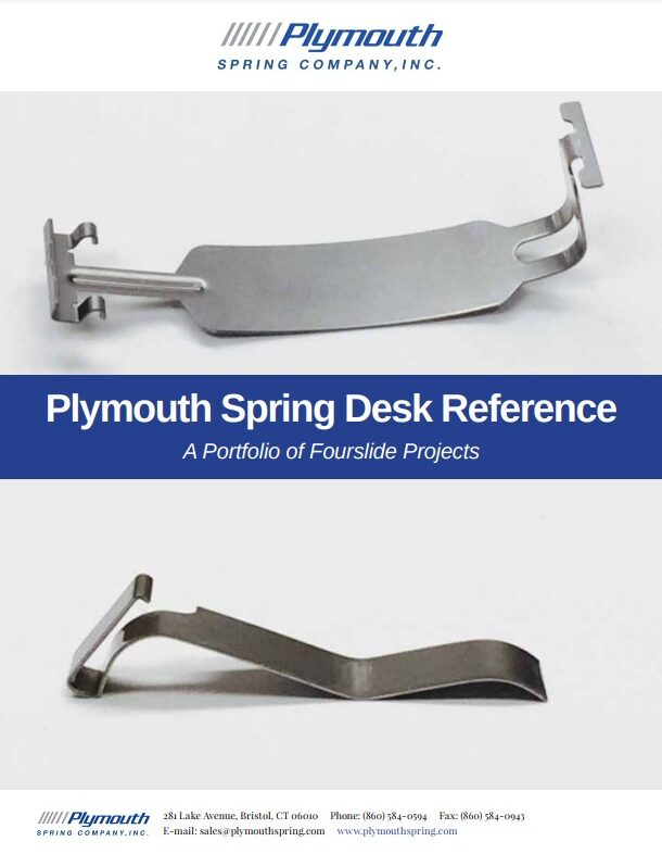 Plymouth Spring Desk Reference A Portfolio of Fourslide Projects